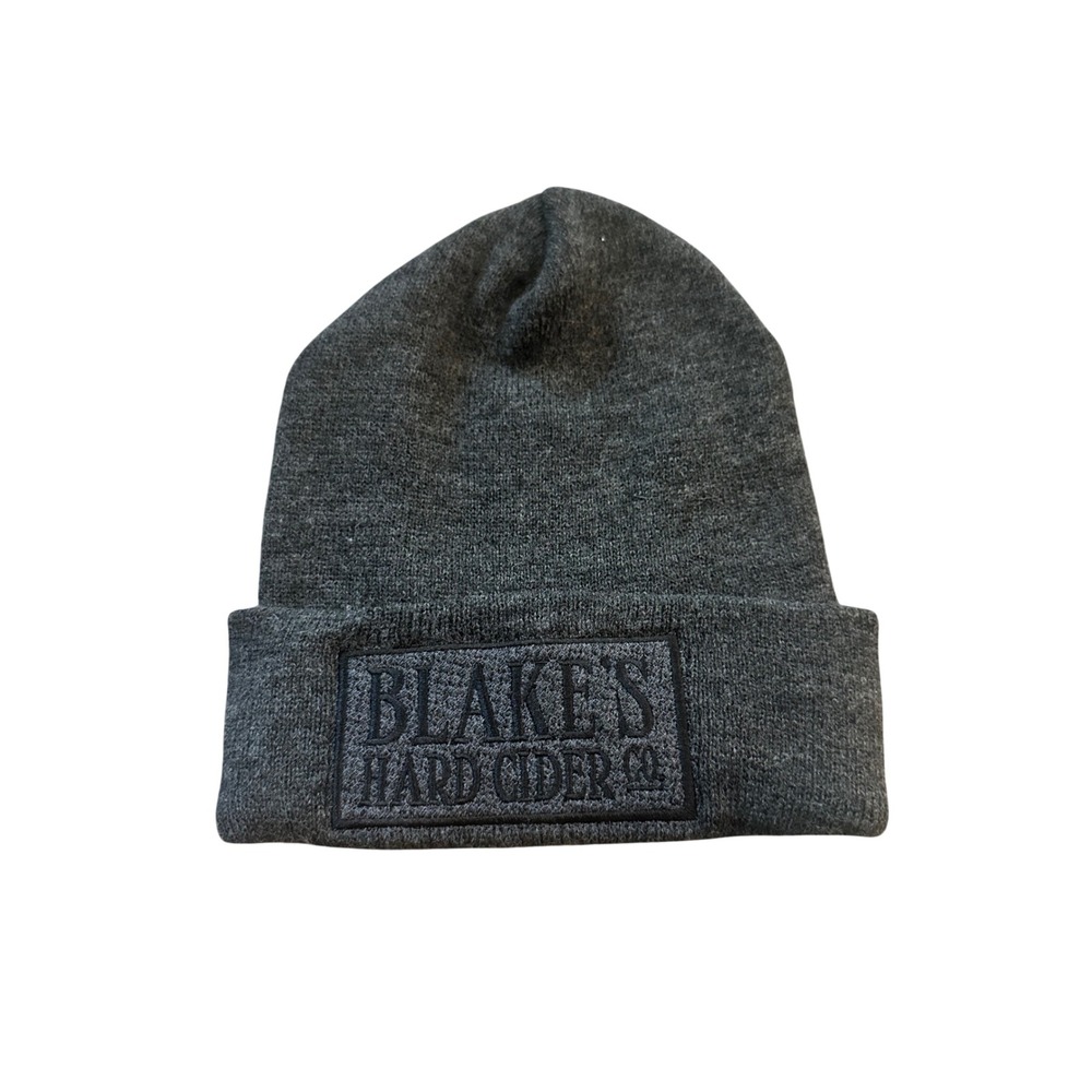 Blakes Hard Cider Co Cap America Gray Cuffed Knit Beanie Hat Made in USA